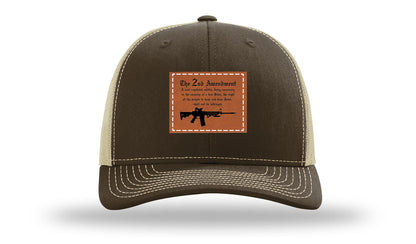2nd Amendment Leather Patch Richardson 112 Hat