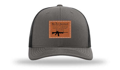 2nd Amendment Leather Patch Richardson 112 Hat