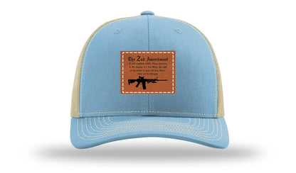 2nd Amendment Leather Patch Richardson 112 Hat