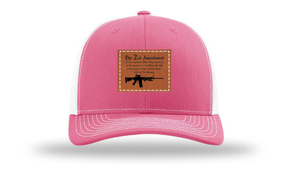 2nd Amendment Leather Patch Richardson 112 Hat