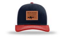 Load image into Gallery viewer, 2nd Amendment Leather Patch Richardson 112 Hat

