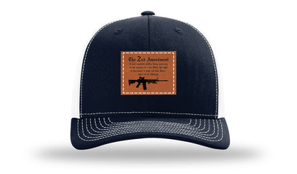 2nd Amendment Leather Patch Richardson 112 Hat