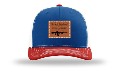 2nd Amendment Leather Patch Richardson 112 Hat