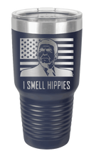 Load image into Gallery viewer, I Smell Hippies Laser Engraved Tumbler (Etched)
