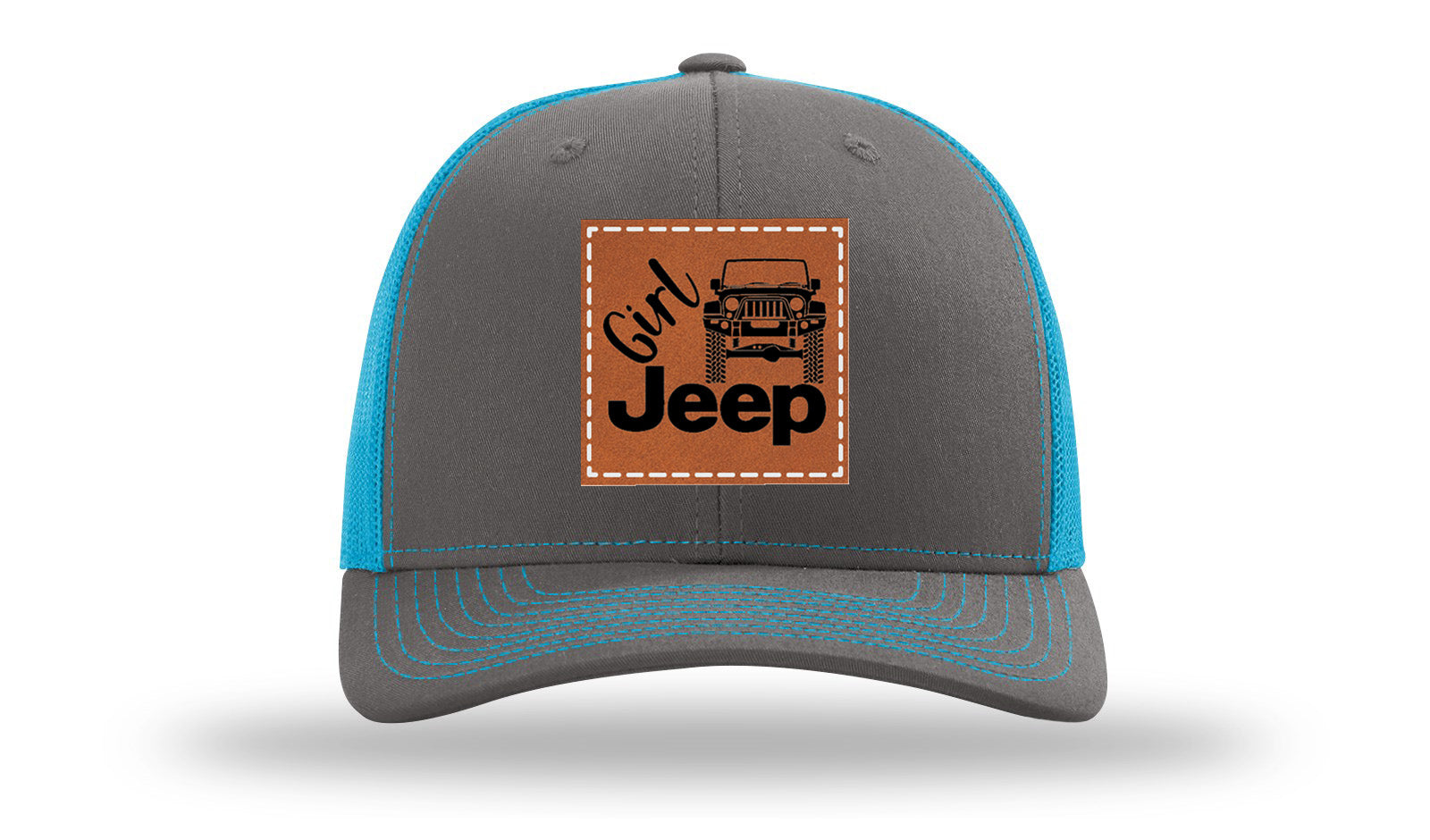 Charcoal / Neon Blue