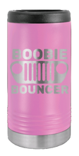 Load image into Gallery viewer, Boobie Bouncer Laser Engraved Slim Can Insulated Koosie
