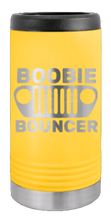 Load image into Gallery viewer, Boobie Bouncer Laser Engraved Slim Can Insulated Koosie
