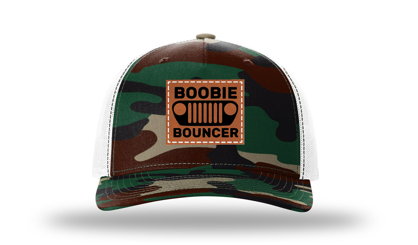 Green Camo / White