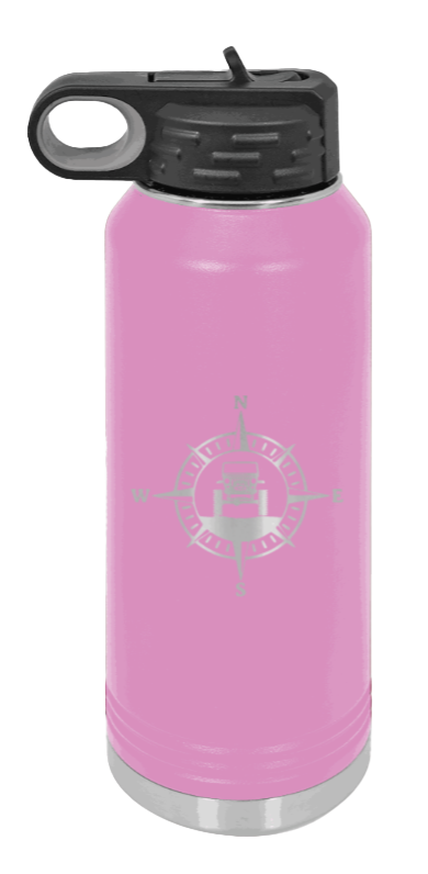 Jeep Compass CJ - 32oz Water Bottle Laser Engraved- Light Purple