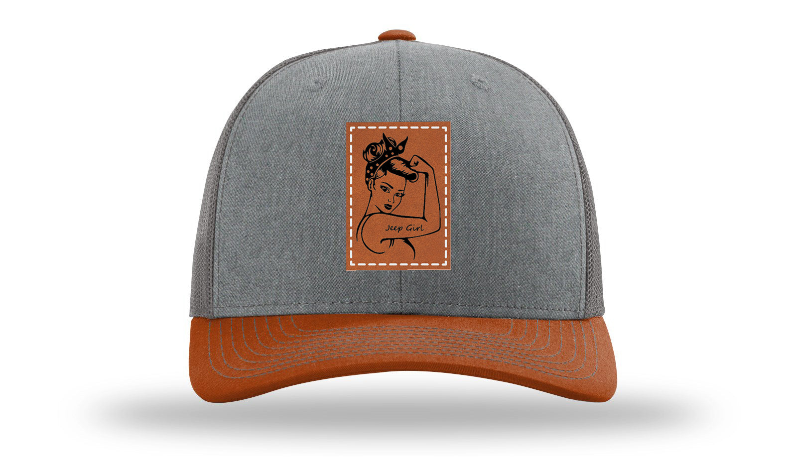 Heather Grey / Charcoal / Dark Orange