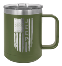 Load image into Gallery viewer, Jeep Flag Laser Engraved Mug (Etched)

