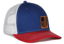 Load image into Gallery viewer, Jeep Flag Leather Patch Hat
