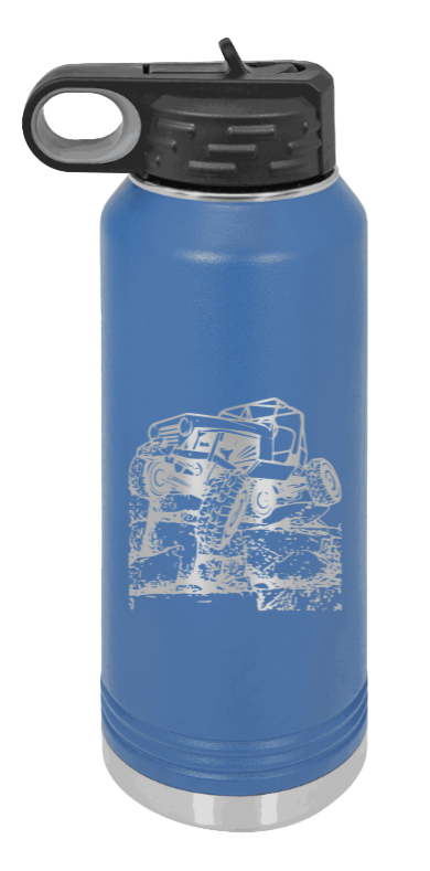 CJ Crawler - 32oz Water Bottle Laser Engraved- Royal Blue