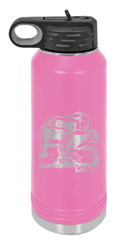 CJ Crawler - 32oz Water Bottle Laser Engraved- Pink