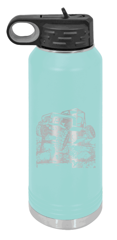 CJ Crawler - 32oz Water Bottle Laser Engraved- Teal