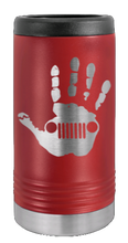 Load image into Gallery viewer, Jeep Wave Laser Engraved Slim Can Insulated Koosie
