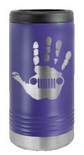 Load image into Gallery viewer, Jeep Wave Laser Engraved Slim Can Insulated Koosie
