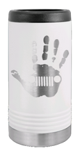 Load image into Gallery viewer, Jeep Wave Laser Engraved Slim Can Insulated Koosie
