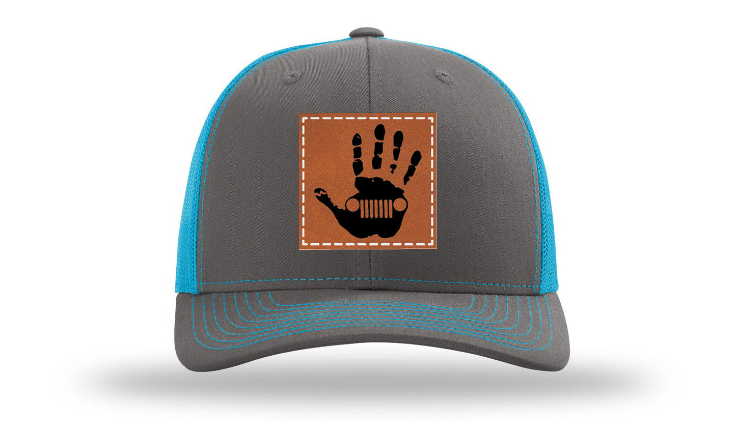 Charcoal / Neon Blue