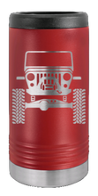 Load image into Gallery viewer, Jeep CJ Laser Engraved Slim Can Insulated Koosie
