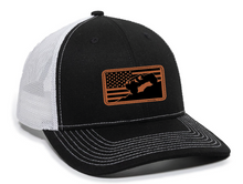 Load image into Gallery viewer, Jeep Flag 2 Leather Patch Hat
