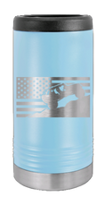 Load image into Gallery viewer, Jeep Flag 2 Laser Engraved Slim Can Insulated Koosie
