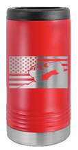 Load image into Gallery viewer, Jeep Flag 2 Laser Engraved Slim Can Insulated Koosie
