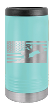 Load image into Gallery viewer, Jeep Flag 2 Laser Engraved Slim Can Insulated Koosie
