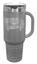 Load image into Gallery viewer, RZR Flag 40oz Handled Mug Laser Engraved
