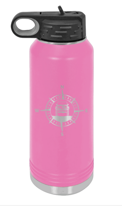 Jeep Compass JK - 32oz Water Bottle Laser Engraved- Pink