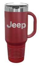 Load image into Gallery viewer, Jeep 40oz Handled Mug Laser Engraved
