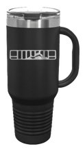 Load image into Gallery viewer, XJ Grill with Mountain 40oz Handled Mug Laser Engraved
