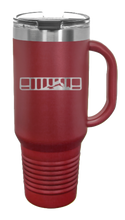 Load image into Gallery viewer, XJ Grill with Mountain 40oz Handled Mug Laser Engraved
