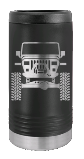 Jeep YJ Laser Engraved Slim Can Insulated Koosie