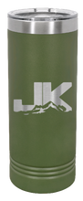 Load image into Gallery viewer, JK Jeep Laser Engraved Skinny Tumbler (Etched)
