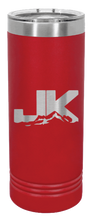 Load image into Gallery viewer, JK Jeep Laser Engraved Skinny Tumbler (Etched)
