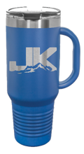 Load image into Gallery viewer, JK Mountains 40oz Handled Mug Laser Engraved
