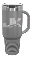 Load image into Gallery viewer, JK Mountains 40oz Handled Mug Laser Engraved
