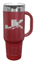 Load image into Gallery viewer, JK Mountains 40oz Handled Mug Laser Engraved
