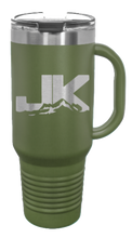 Load image into Gallery viewer, JK Mountains 40oz Handled Mug Laser Engraved
