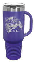 Load image into Gallery viewer, TJ Crawler 40oz Handled Mug Laser Engraved
