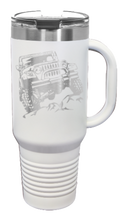 Load image into Gallery viewer, TJ Crawler 40oz Handled Mug Laser Engraved
