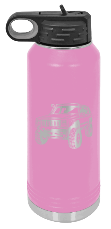 Cherokee - 32oz Water Bottle Laser Engraved- Light Purple