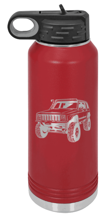 Cherokee - 32oz Water Bottle Laser Engraved- Maroon