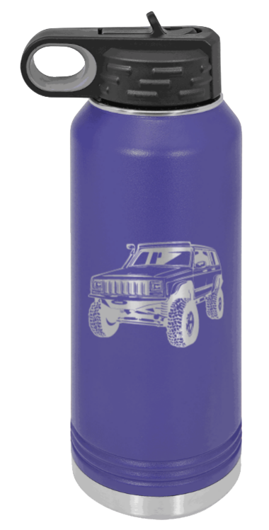 Cherokee - 32oz Water Bottle Laser Engraved- Purple