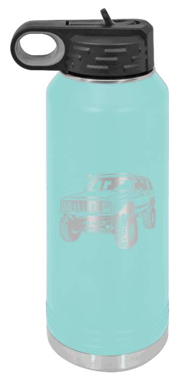Cherokee - 32oz Water Bottle Laser Engraved- Teal