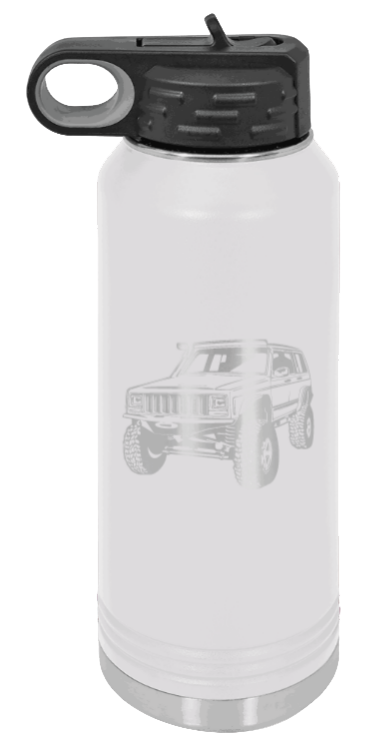 Cherokee - 32oz Water Bottle Laser Engraved- White