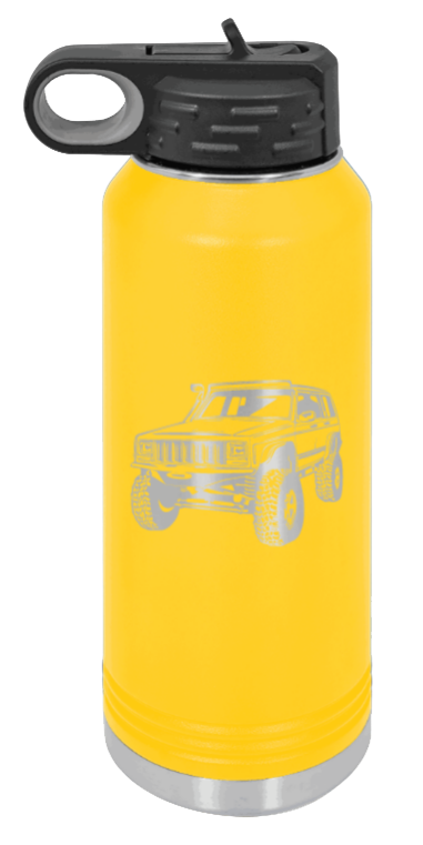 Cherokee - 32oz Water Bottle Laser Engraved- Yellow
