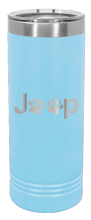 Load image into Gallery viewer, Jeep Paws Laser Engraved Skinny Tumbler (Etched)
