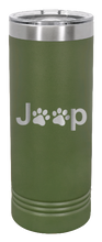 Load image into Gallery viewer, Jeep Paws Laser Engraved Skinny Tumbler (Etched)
